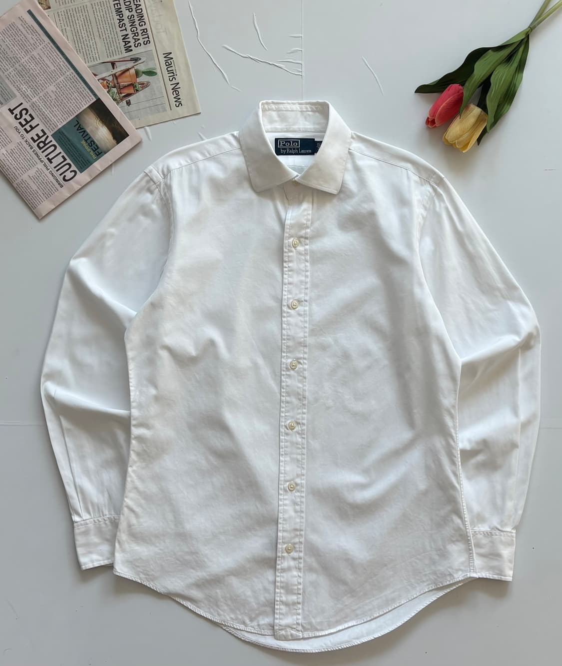 Polo 폴로랄프로렌 화이트 셔츠 상품이미지2
