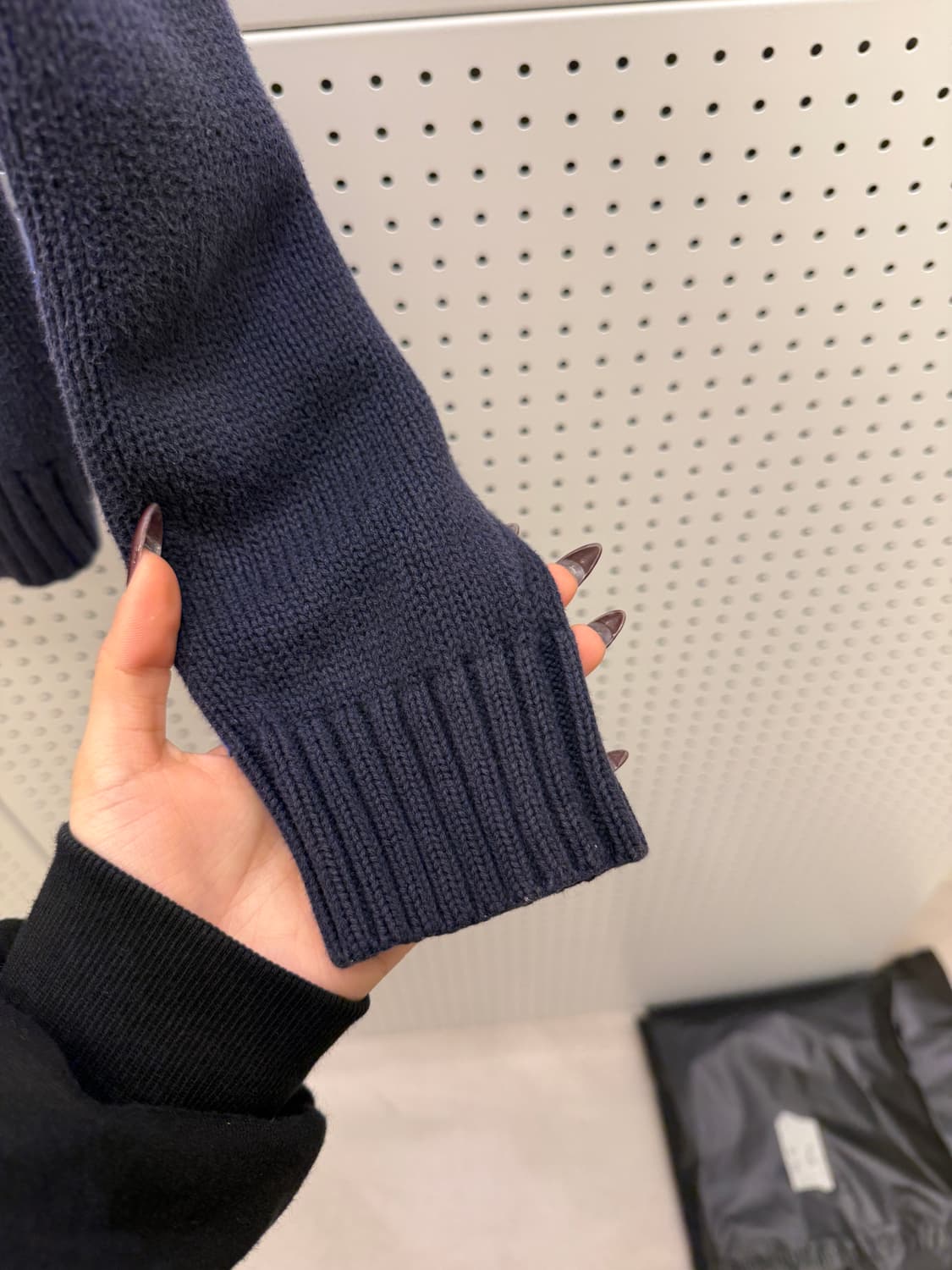 폴로 랄프로렌 네이비 니트 집업 가디건 U1417 상품이미지4