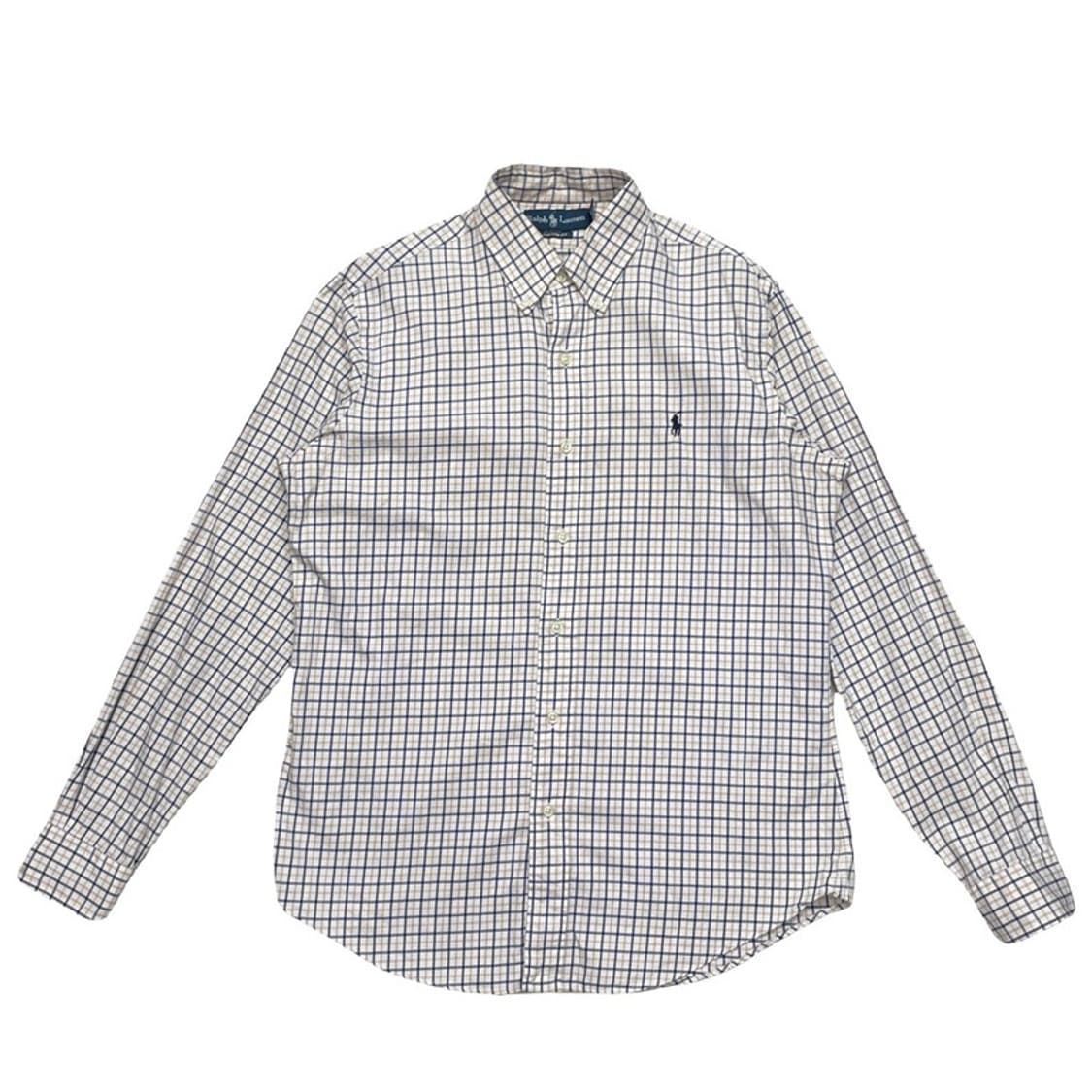 POLO BY RALPH LAUREN 체크셔츠 크림 M 상품이미지1
