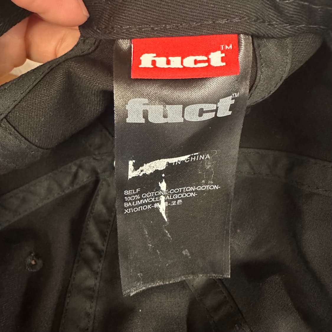 FUCT 로고 자수 볼캡 상품이미지6