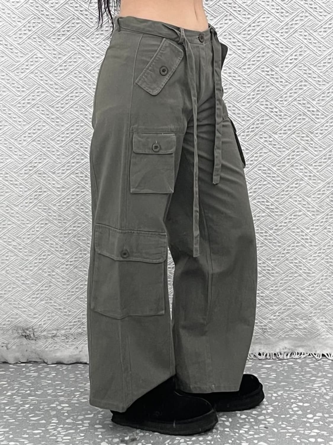 울트라패션 빈티지 스트릿 벨티드 카고팬츠 28인치 C10364 상품이미지1