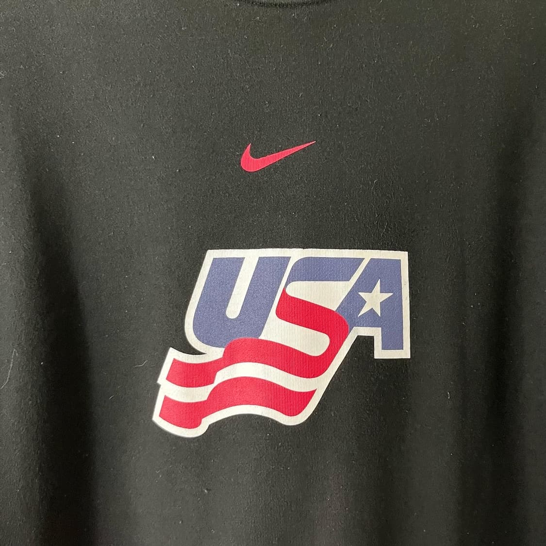 나이키 블랙 USA 라운드 맨투맨 상품이미지3