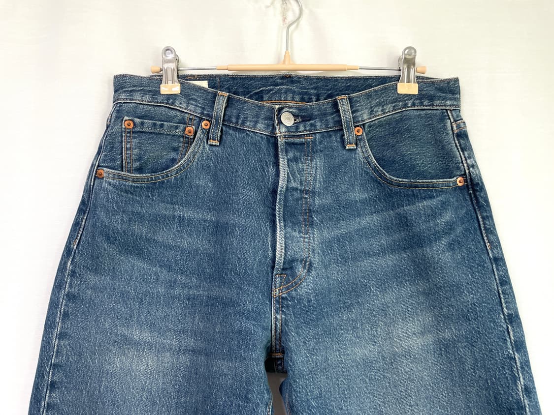 리바이스 프리미엄 501 93 빅E 일자핏 스판 데님팬츠 30 상품이미지3