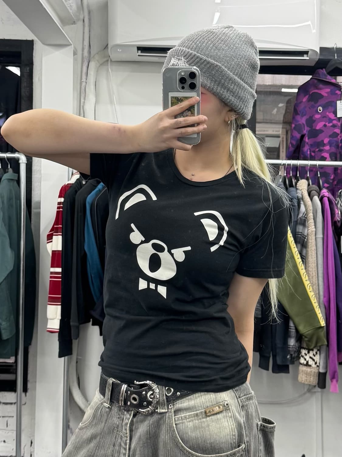 히스테릭 글래머 퍽베어 티셔츠 상품이미지5