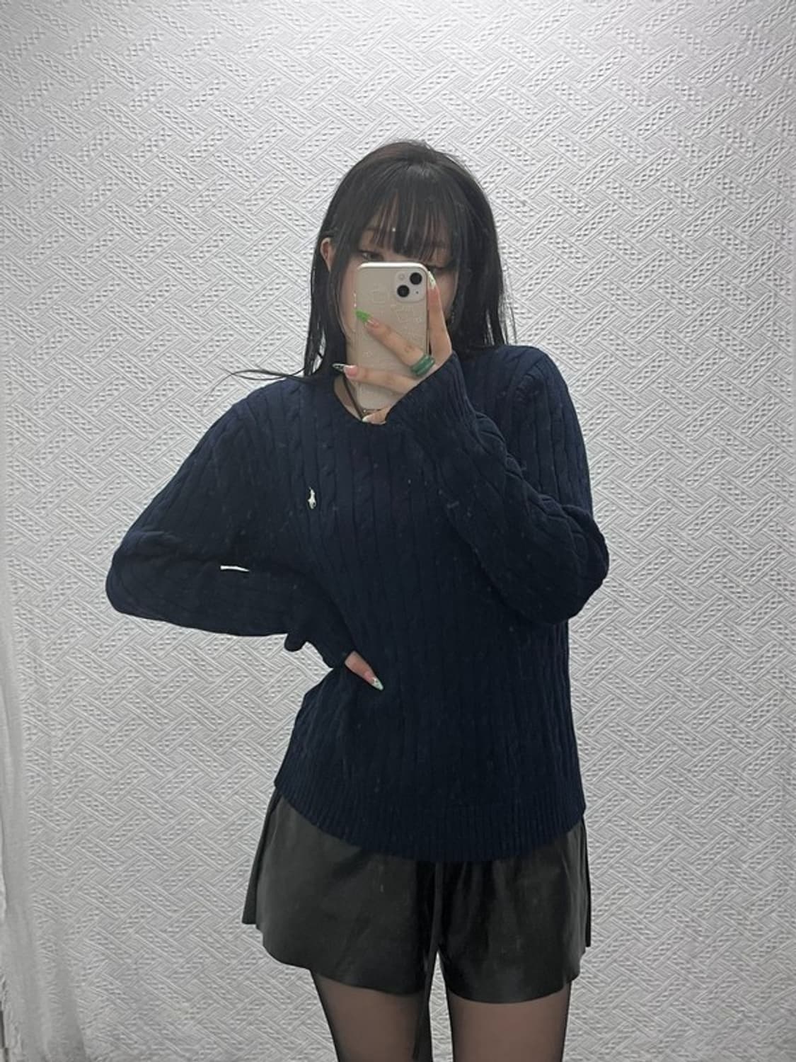 폴로 랄프로렌 빈티지 모던 캐주얼 꽈배기 니트 XL C09021 상품이미지1