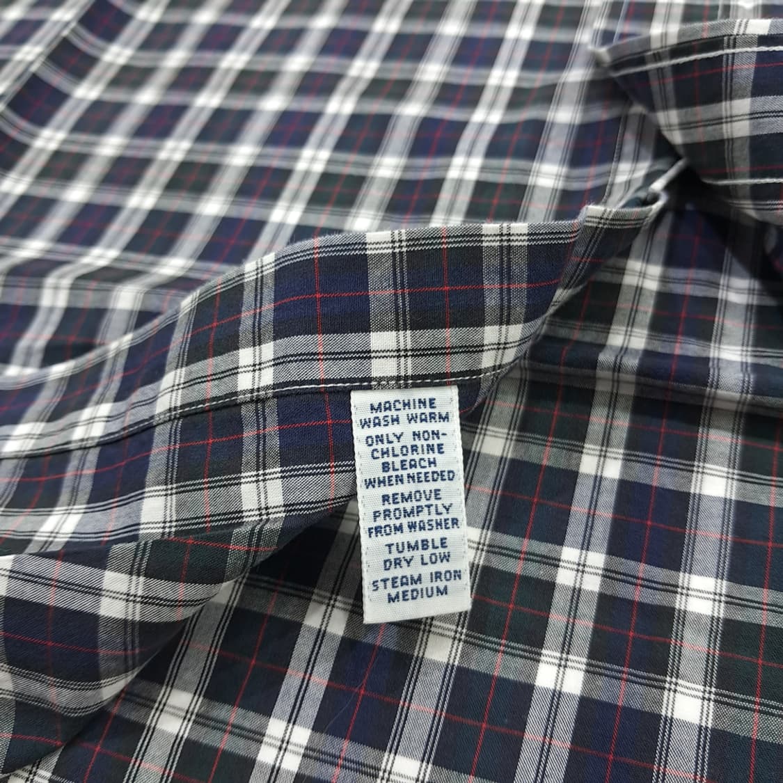 Co806 XL 폴로 랄프로렌 모던블랙워치 스몰타탄체크 긴팔 셔츠 남방 상품이미지6