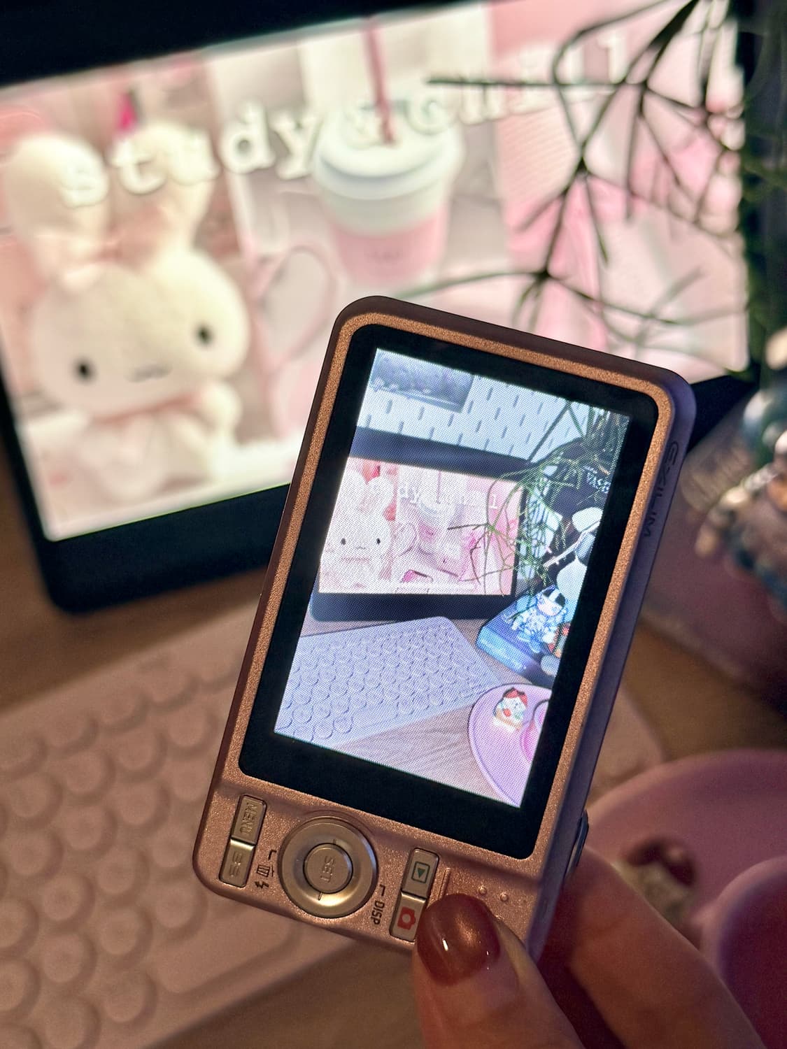 🎀희귀 컬러 츄 프리지아 픽 미품🎀　카시오 엑슬림 EX-Z85 핑크 상품이미지8
