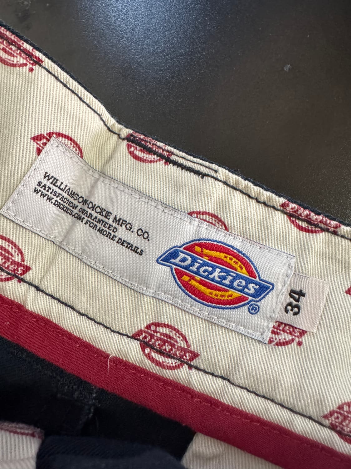 디키즈 Dickies 워크 치노 면 7부바지 네이비 34 상품이미지3