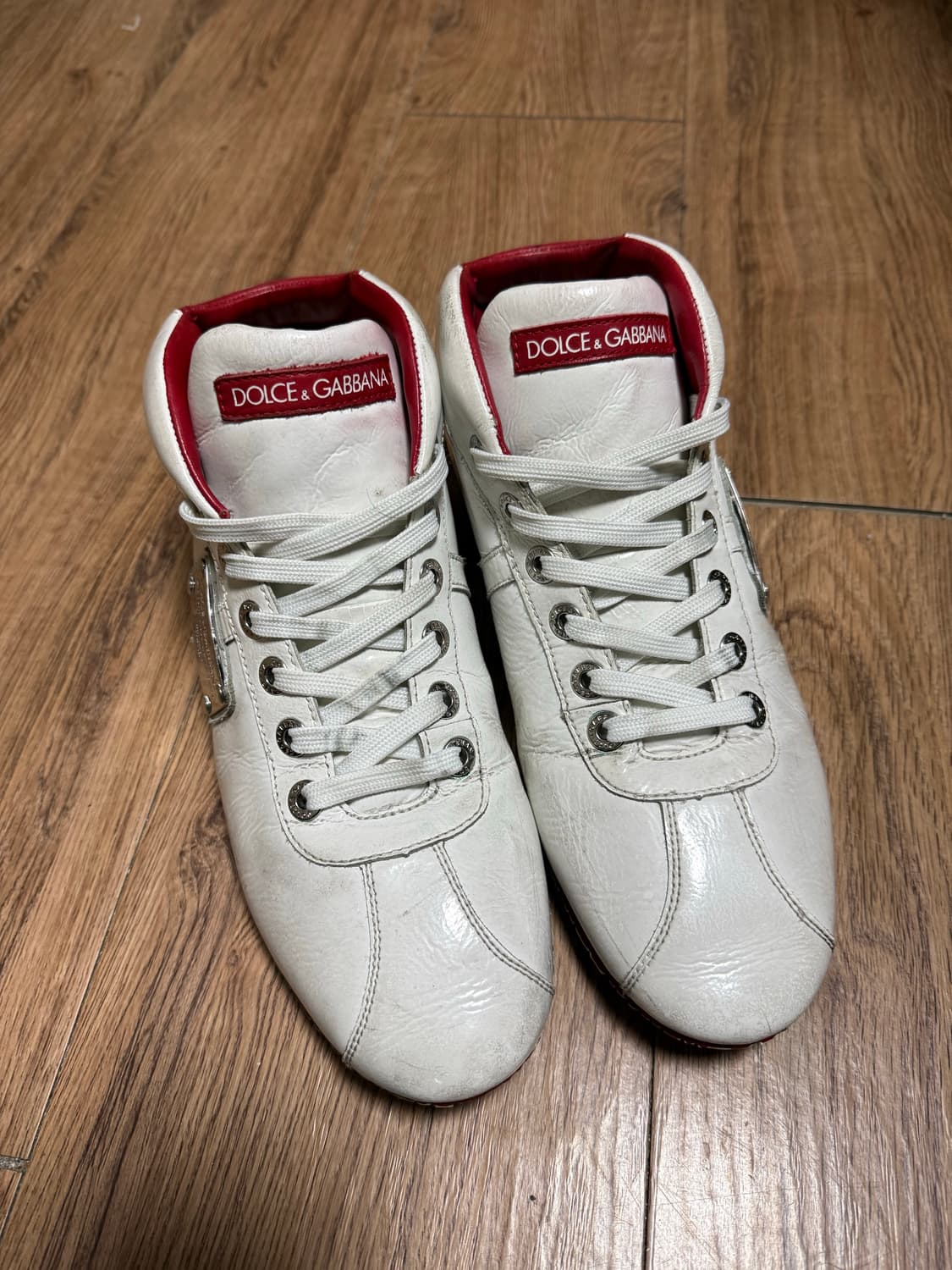 돌체앤가바나 화이트 스니커즈  사이즈 8 (260) 상품이미지3