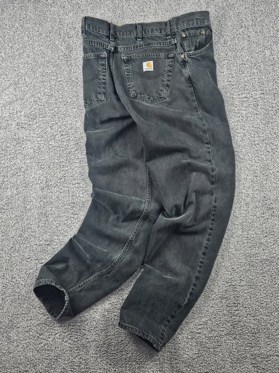 칼하트 블랙 다이드 커스텀 데님 워크 팬츠 (34X34) / 10610 상품이미지3