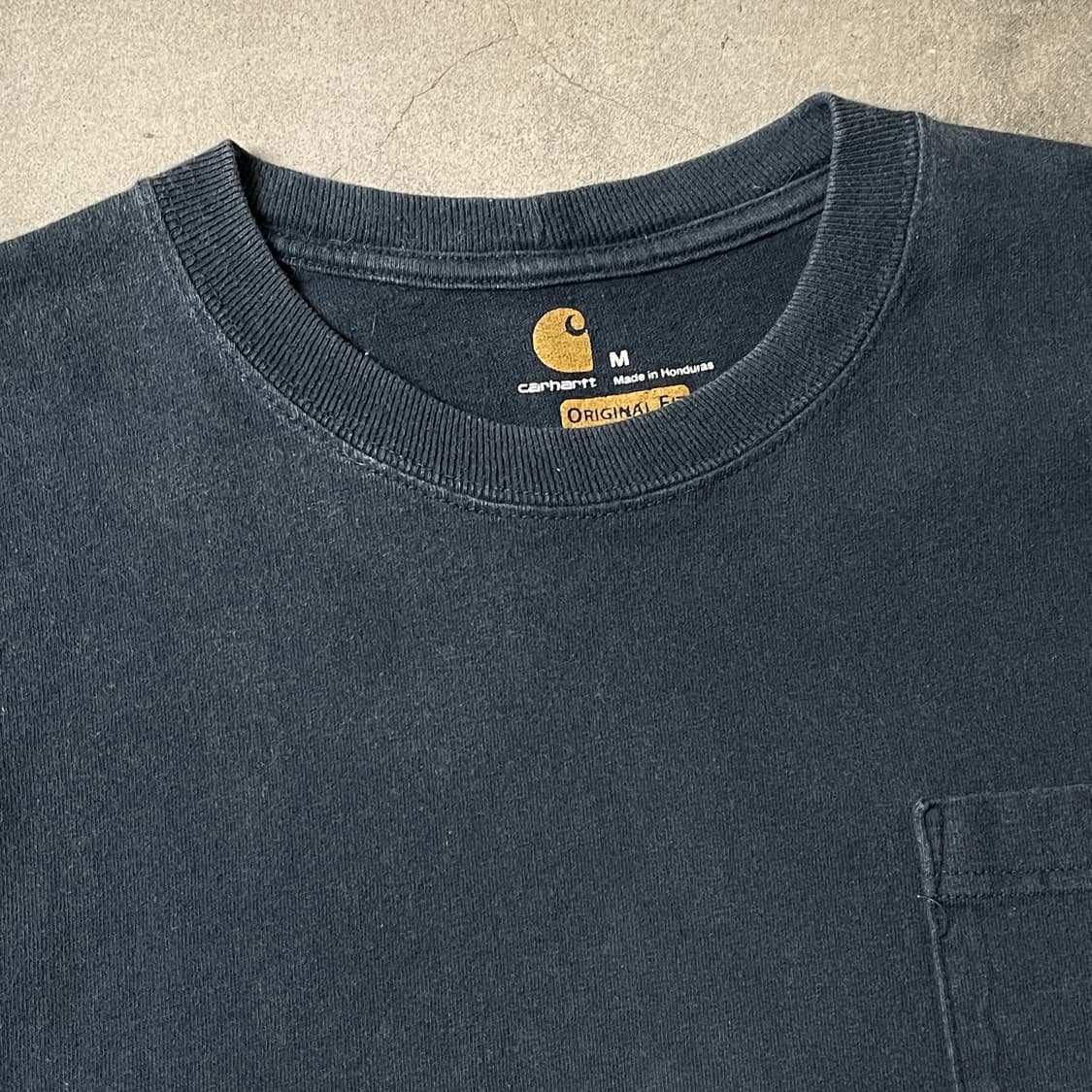 CARHARTT 칼하트 빈티지 네이비 롱슬리브 긴팔 스웨트셔츠A00411 상품이미지2