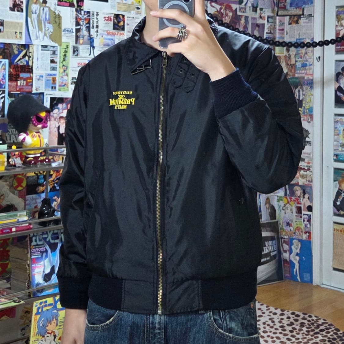 산토리 프리미엄 몰츠 기모 블루종 자켓 상품이미지2