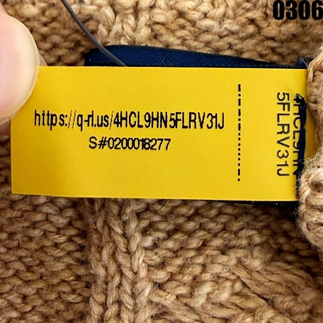 폴로 랄프로렌 클래식 케이블 니트 XL 0306 신형 상품이미지6