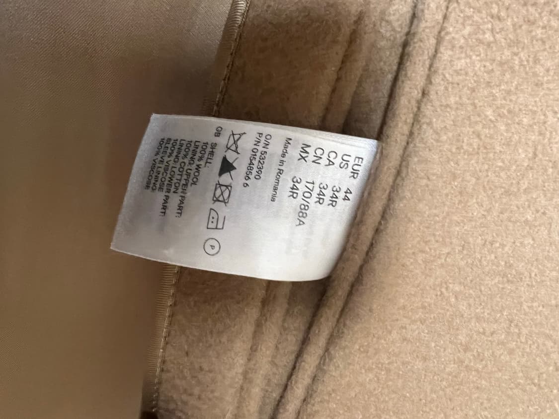 메종마르지엘라 X h&m 카멜코트 (44) 상품이미지5