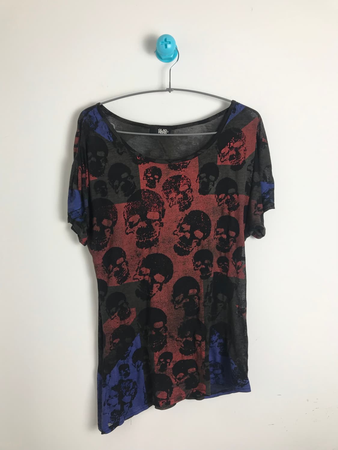 원 숄더 디테일과 언발 스커트  조합으로 스트릿키치 코디셋••💀 상품이미지7