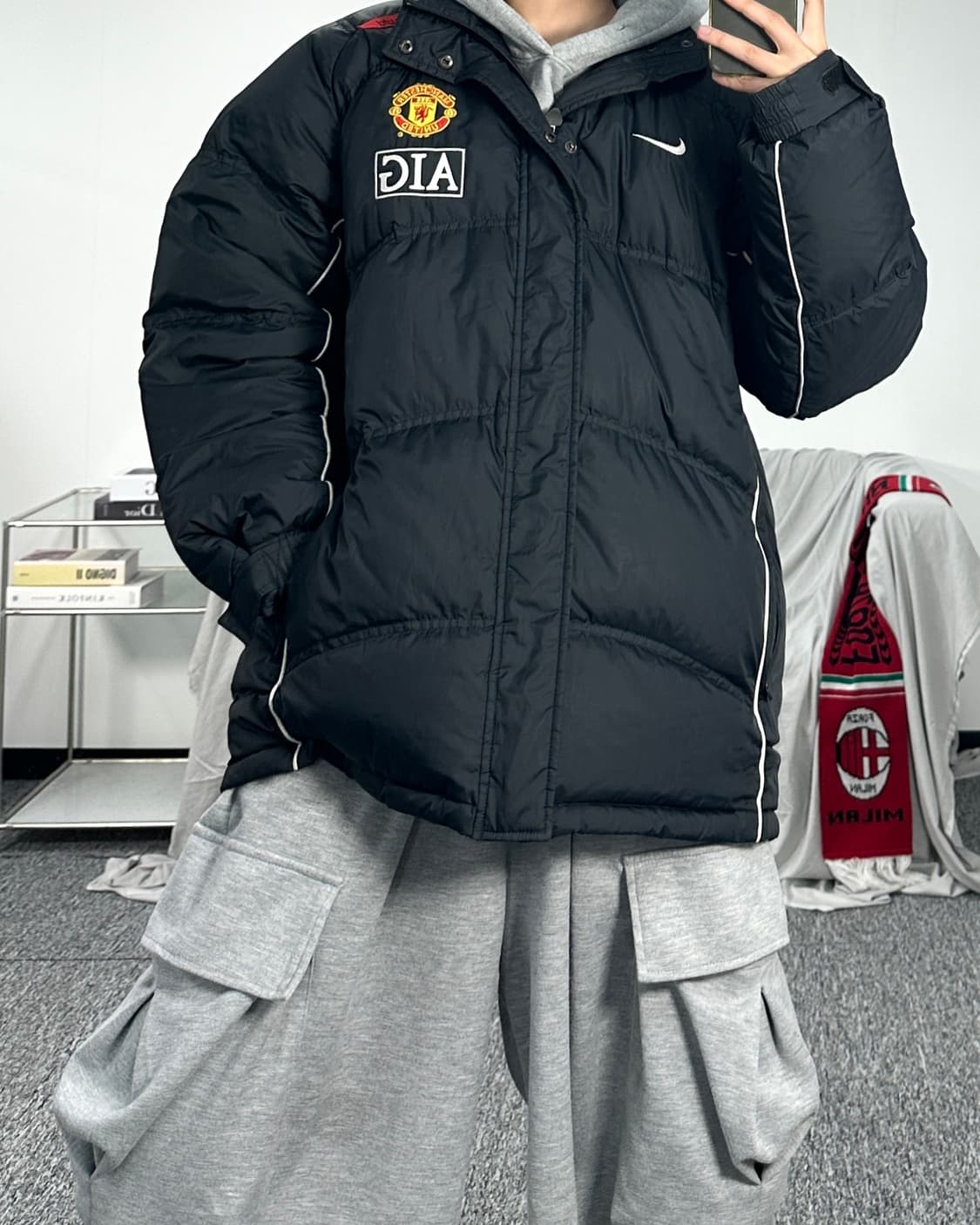 나이키 08-09 맨체스터 유나이티드 패딩 M 상품이미지3