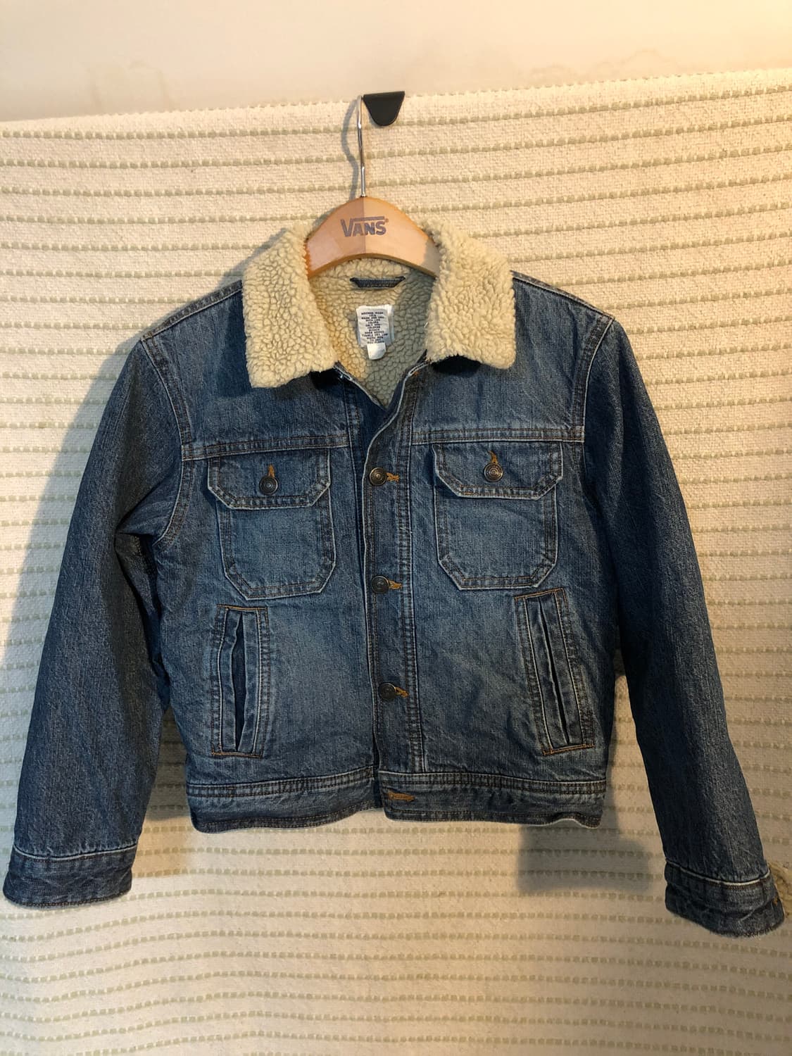 갭 키즈 양털 쉐르파 트러커 청자켓 데님자켓 상품이미지1