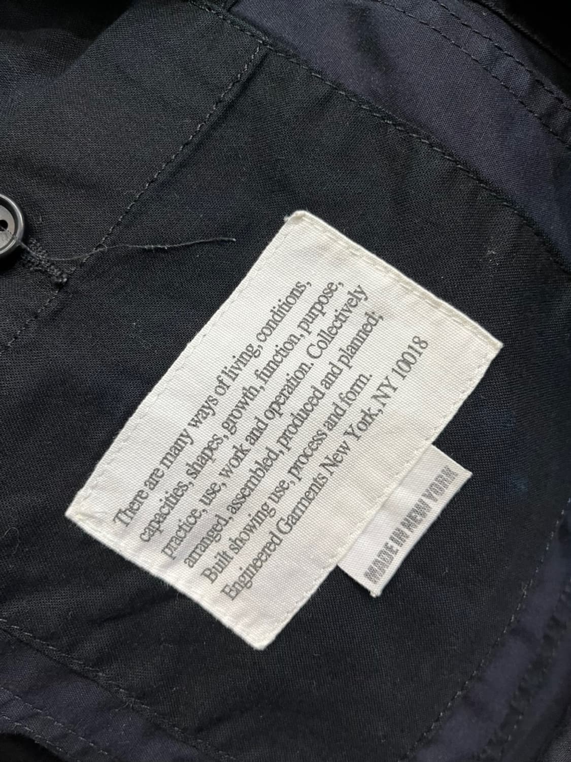 엔지니어드가먼츠 베드포드 자켓 Made in USA  상품이미지5