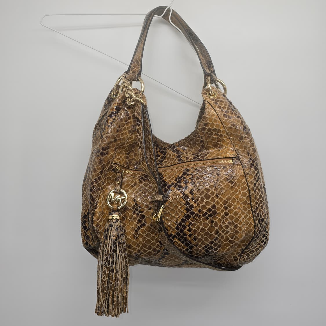 20S MICHAEL KORS 파이톤 엠보 호보백 상품이미지1