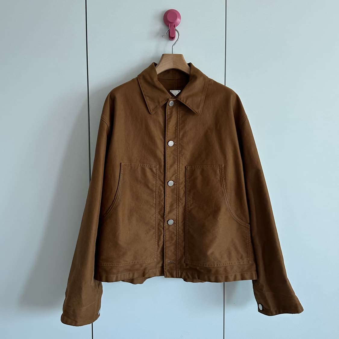 프라다 라프시몬스 24fw 몰스킨 올드이펙트 워크자켓 상품이미지2