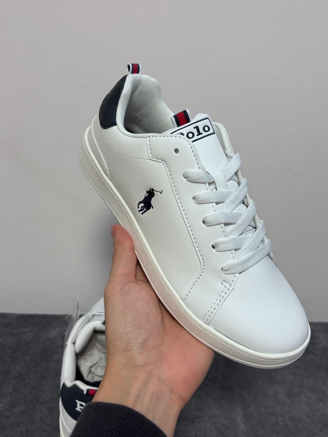 새상품) 245 폴로 랄프로렌 헤리티지 코트 스니커즈 상품이미지6