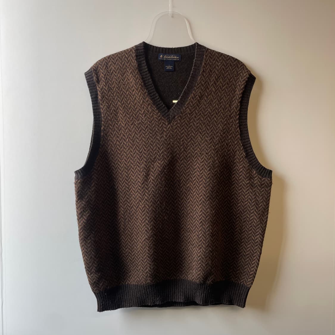 브룩스브라더스 페어아일 램스울 니트 베스트 상품이미지1