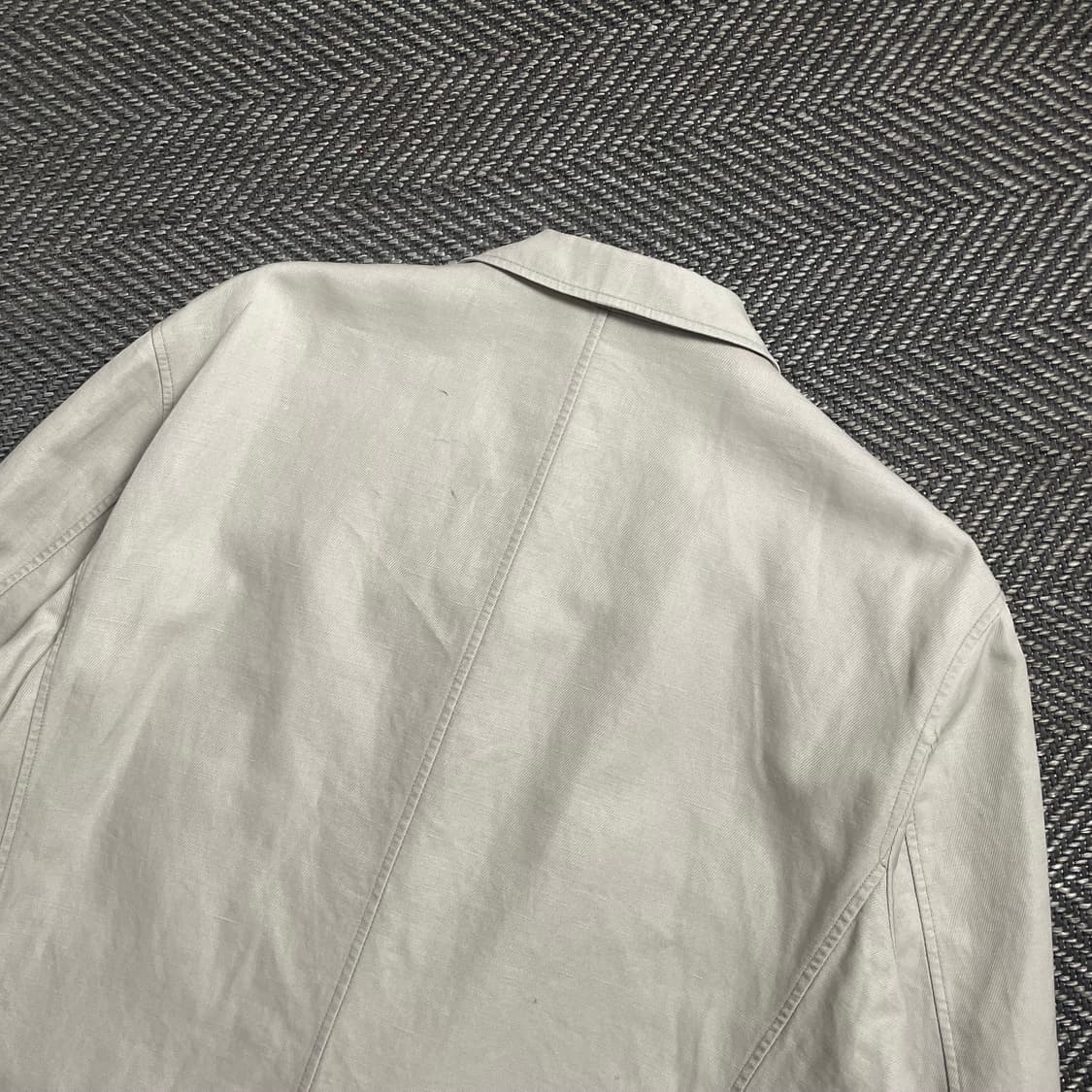 90s 입생로랑 자수로고 아카이브 치노 블레이저 자켓o 4694 상품이미지6