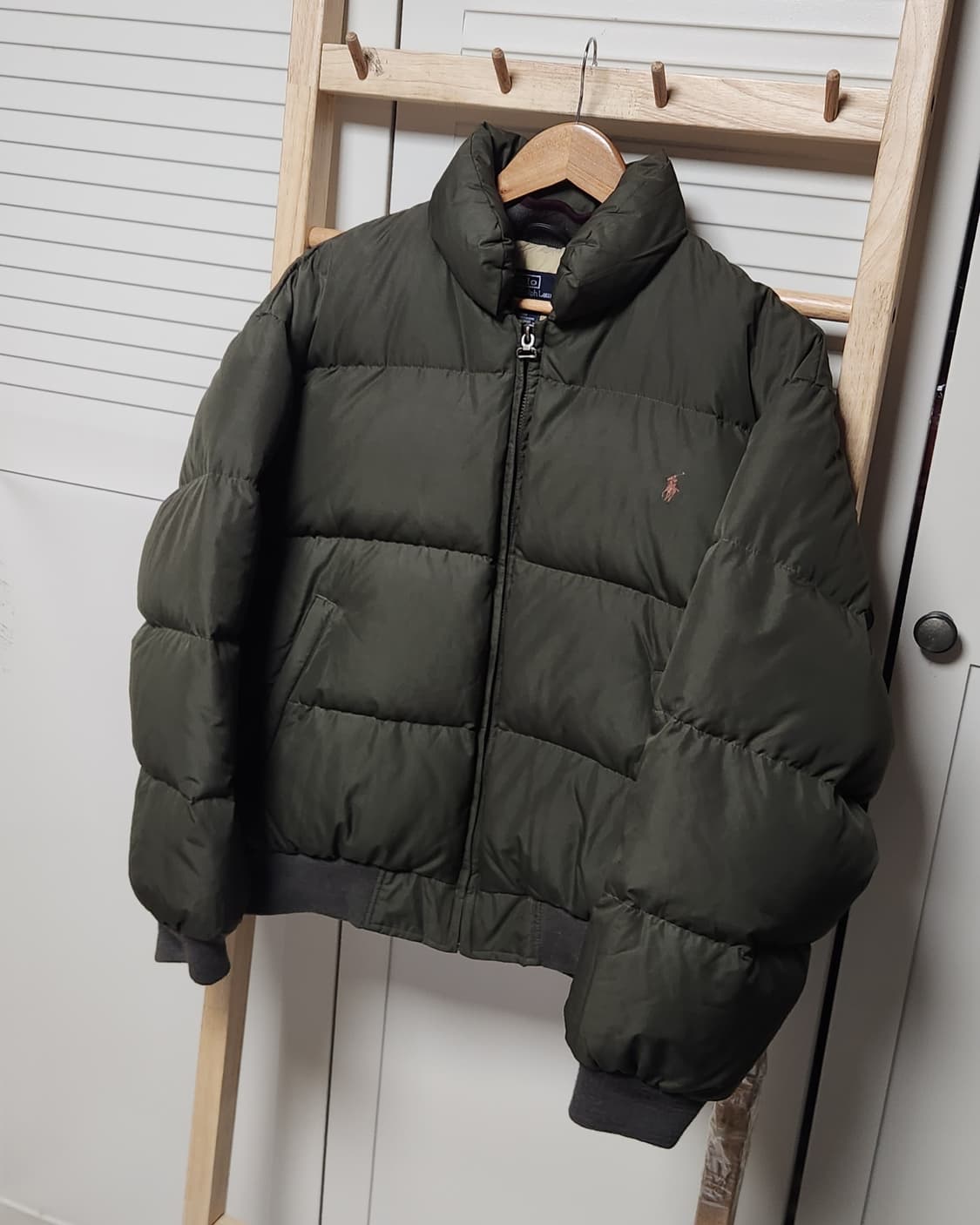 폴로 랄프로렌 카키 푸퍼 패딩 자켓 상품이미지3