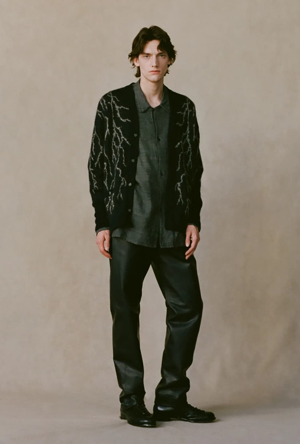 [XL]NICENESS 나이스네스 25AW S.THOM 오픈카라 셔츠자켓 상품이미지2