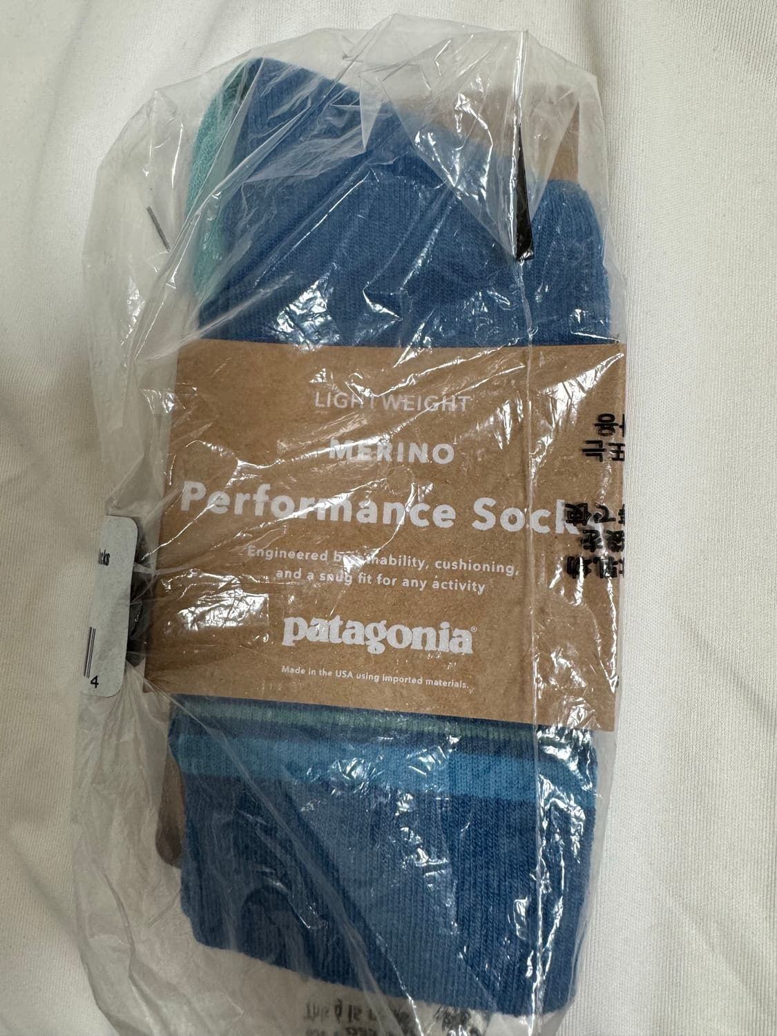 파타고니아 메리노 울 퍼포먼스 크루 삭스 스몰 정품 새제품 상품이미지2