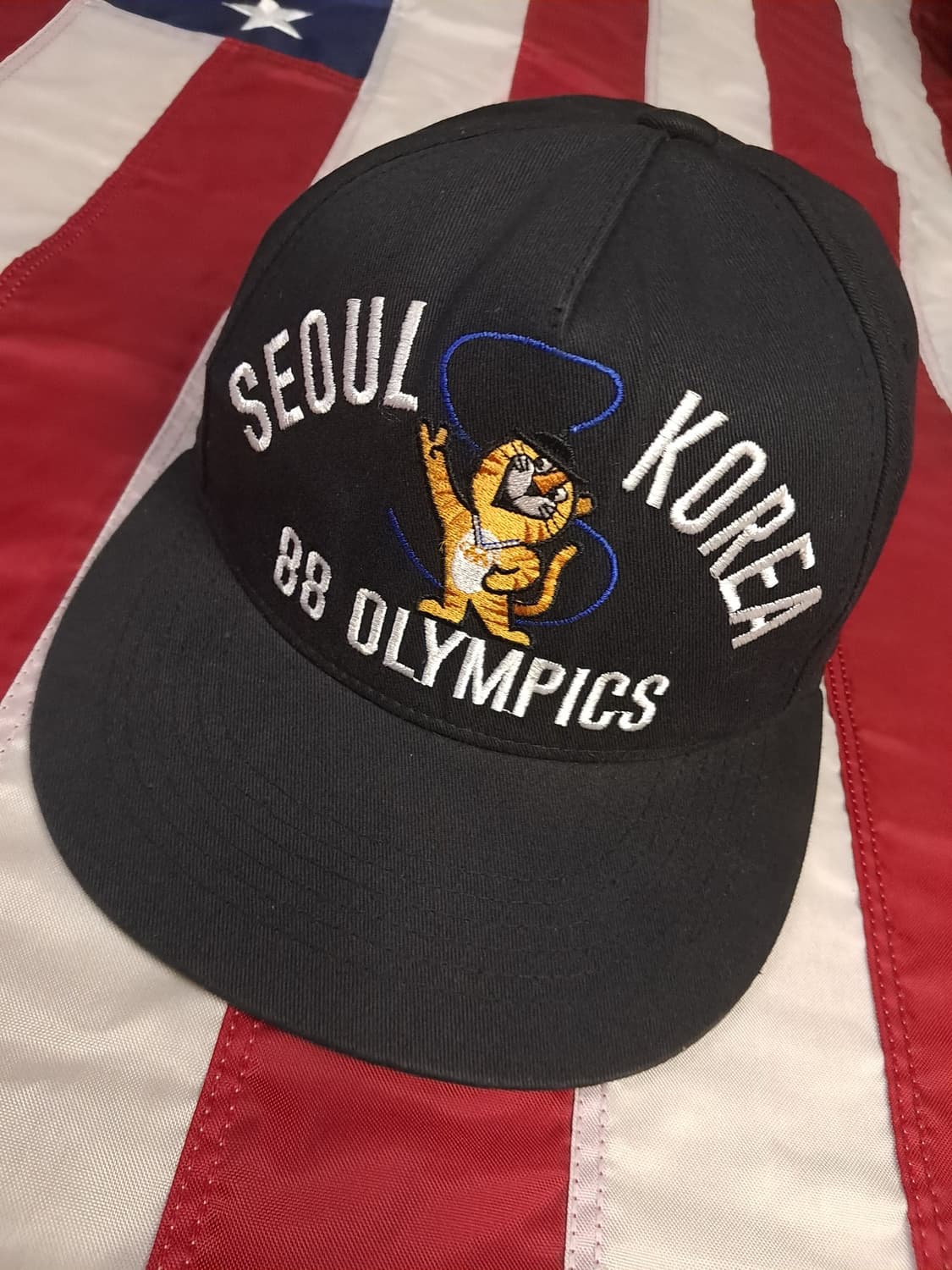 새제품 1988 서울 올림픽 호돌이 자수 볼캡 상품이미지1