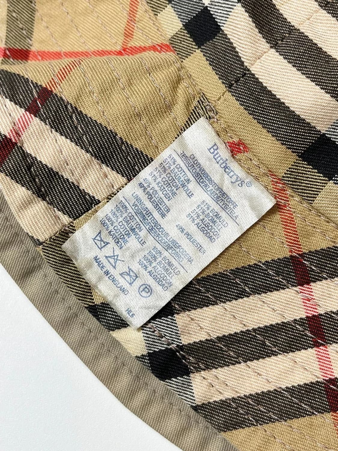 버버리 90's 리버시블 버킷햇 Q1335 상품이미지4