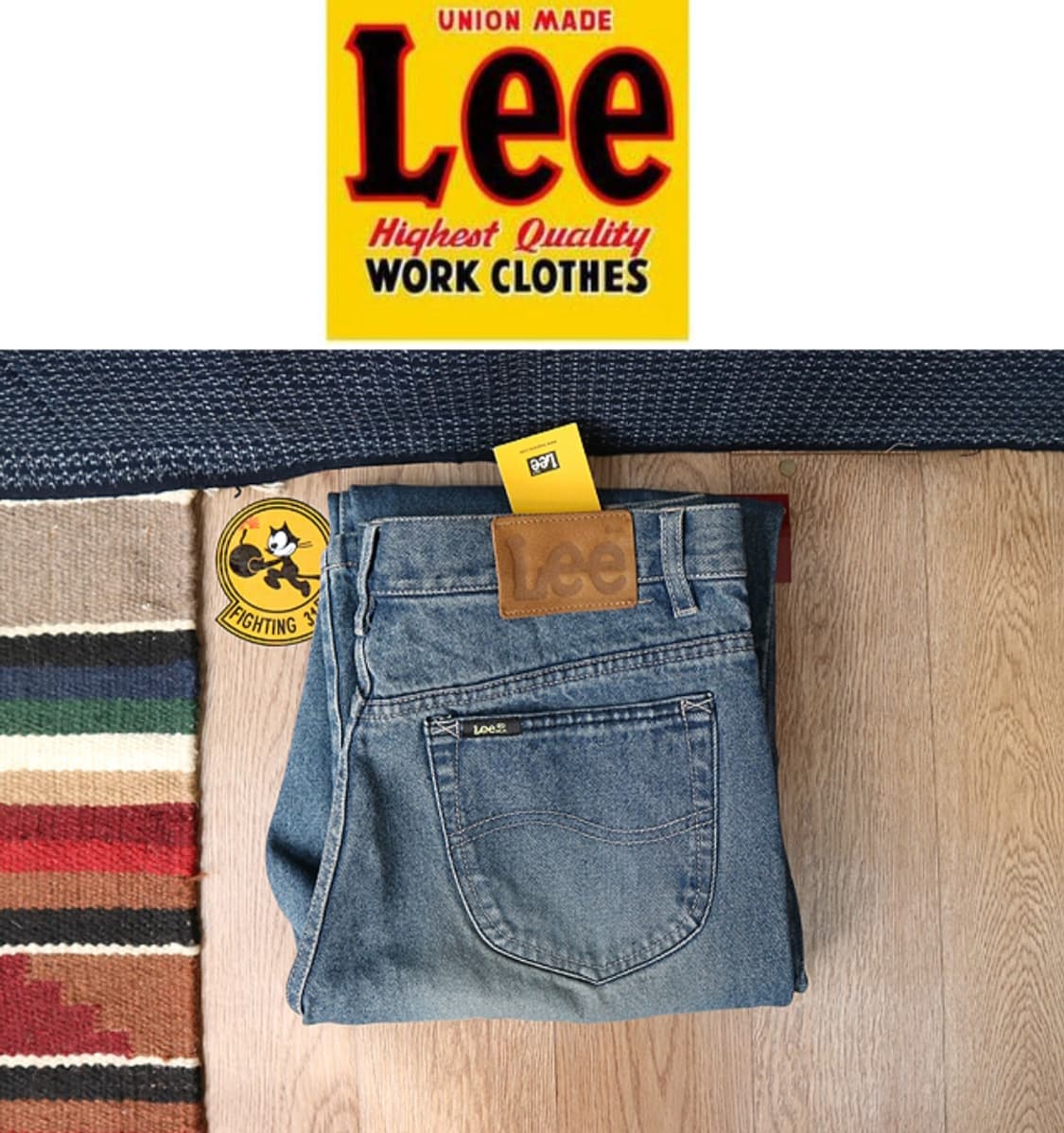 90S LEE 국내 매장판 빈티지 데님 32사이즈 미사용 상품이미지1