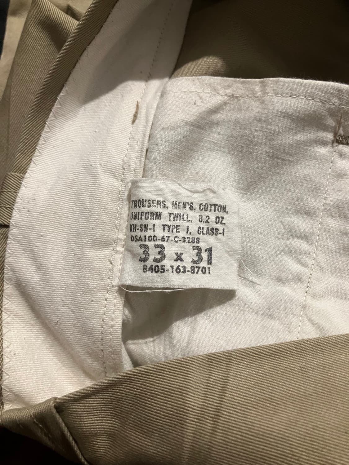 🇺🇸 60s USA ARMY 미군 오피서 치노 팬츠 상품이미지7