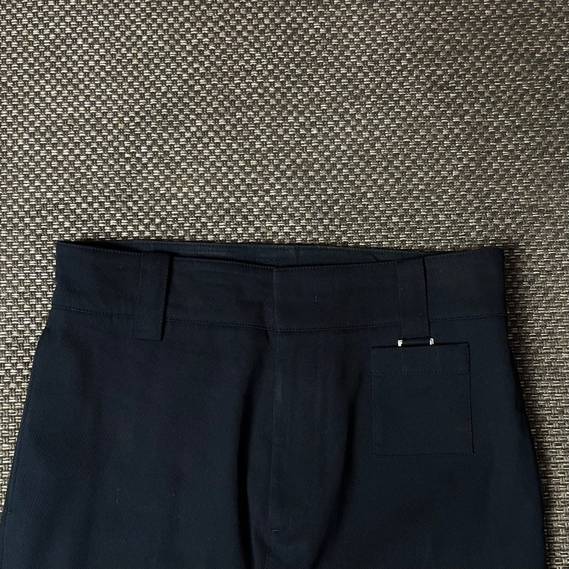 (34) 시스템 네이비 와이드 디테일 코튼 팬츠 캐주얼핏 상품이미지3