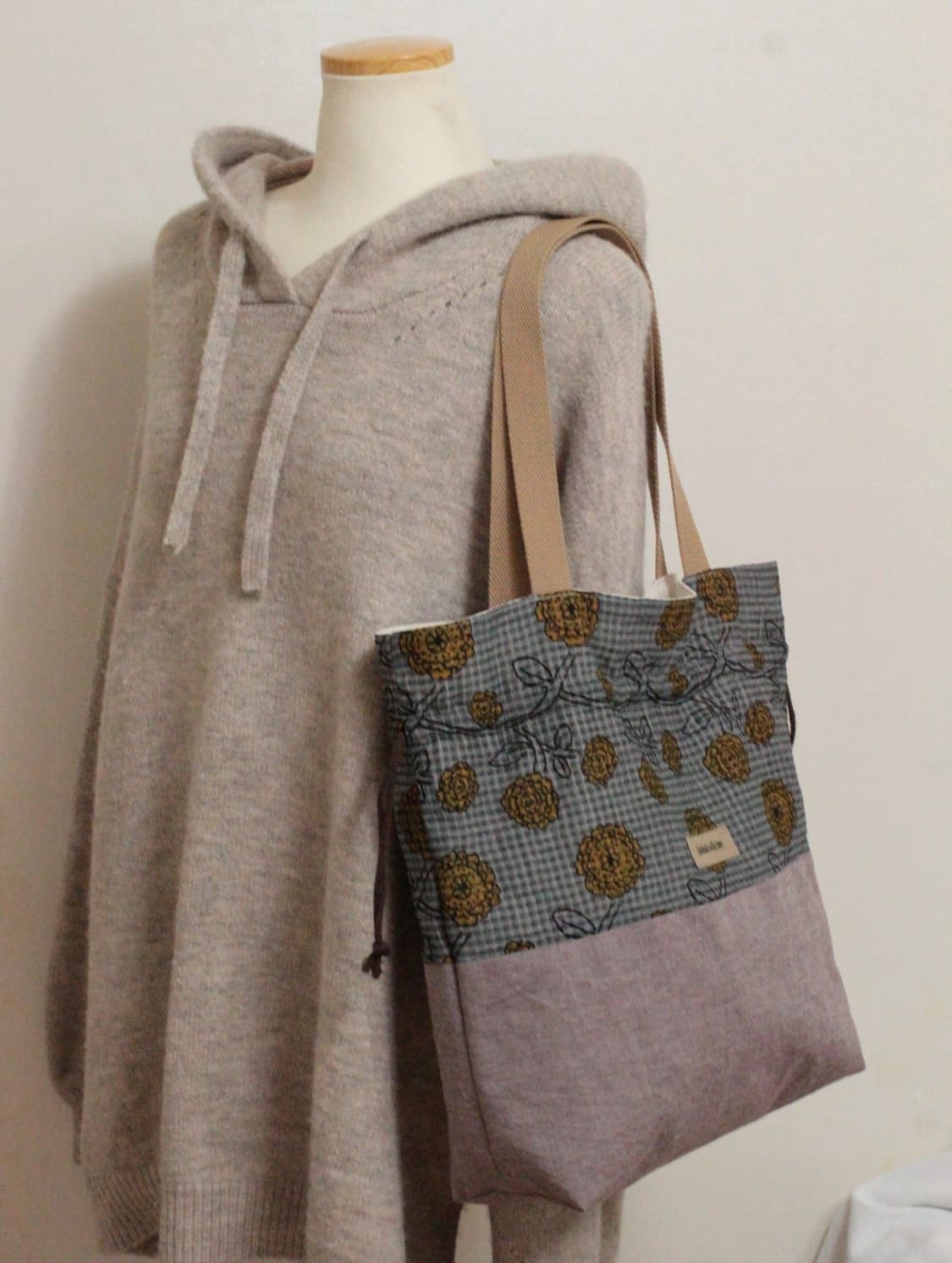 핸드메이드 가방 스트링백 상품이미지5