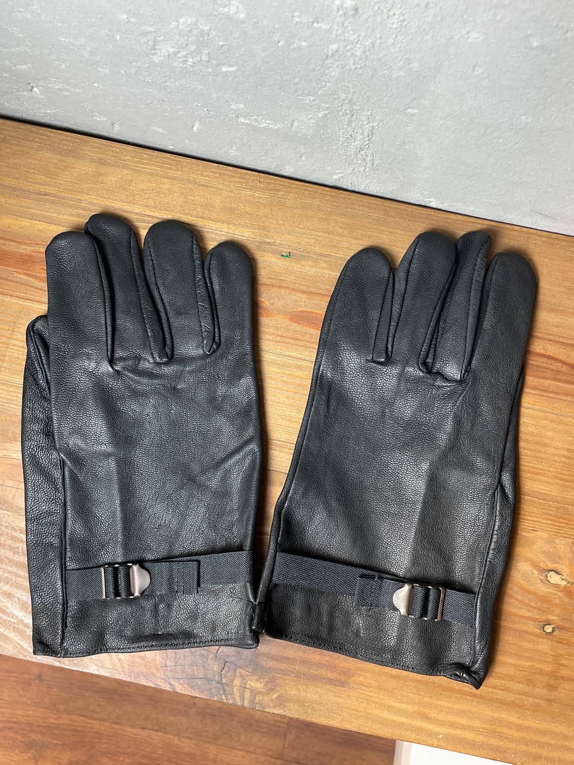 80s 벨기에군 레더 글러브 상품이미지2