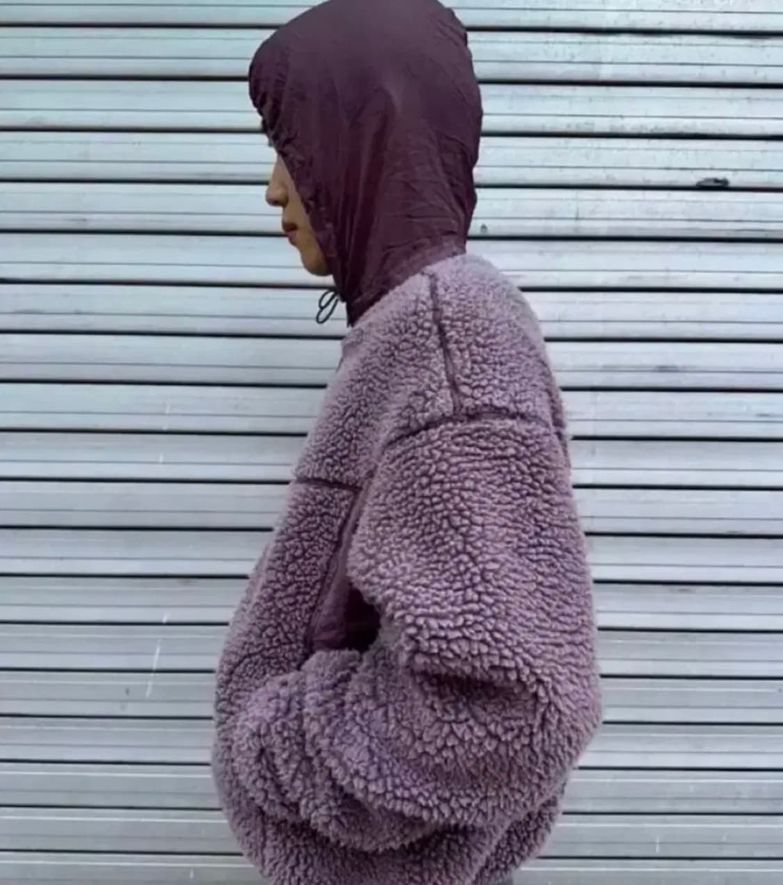 [M] EE 누마레 후리스 플리스 자켓 퍼플 상품이미지3