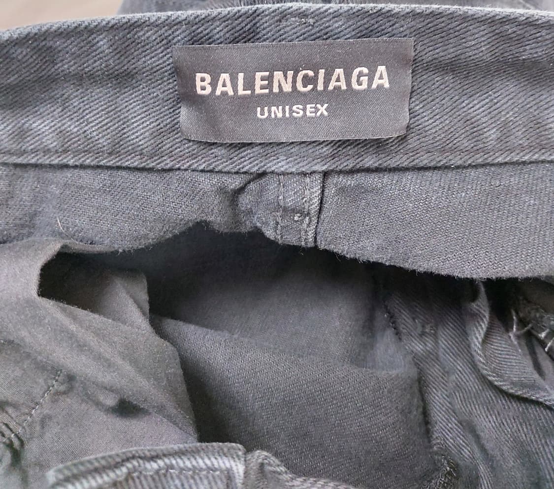 발렌시아가 카고 팬츠 페이드 블랙 (M)30~31 상품이미지6