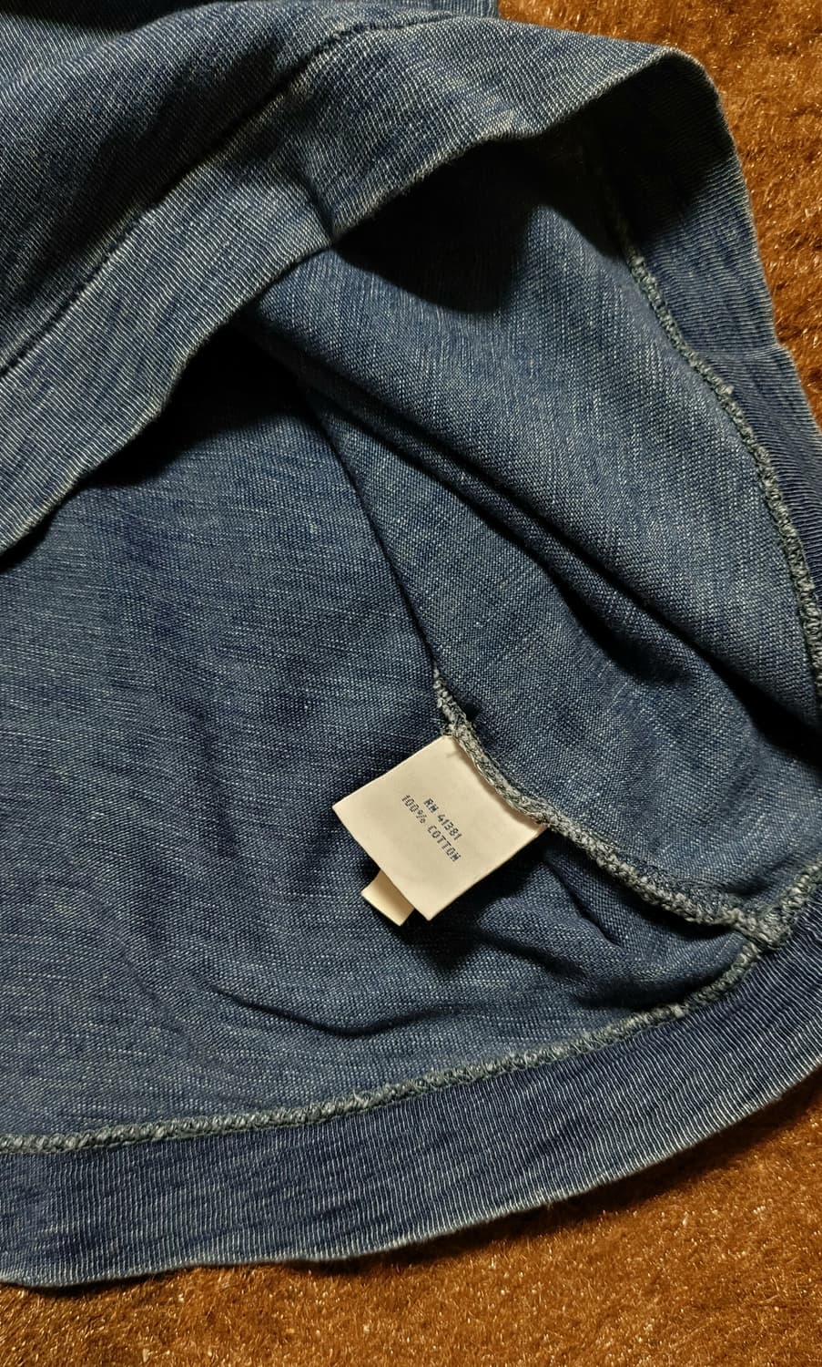 (작은스팟존재)폴로 랄프로렌 남성용 딥블루 반팔티(L) 상품이미지9