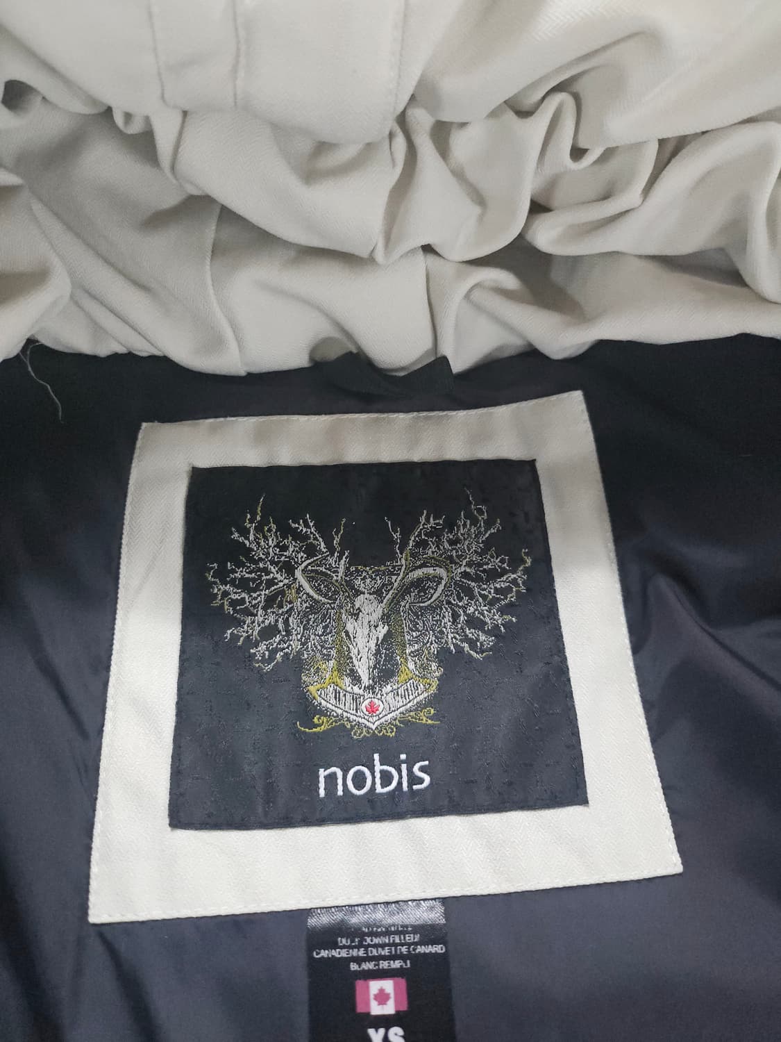 노비스 아스트리드 라이트그레이 패딩  XS 상품이미지7