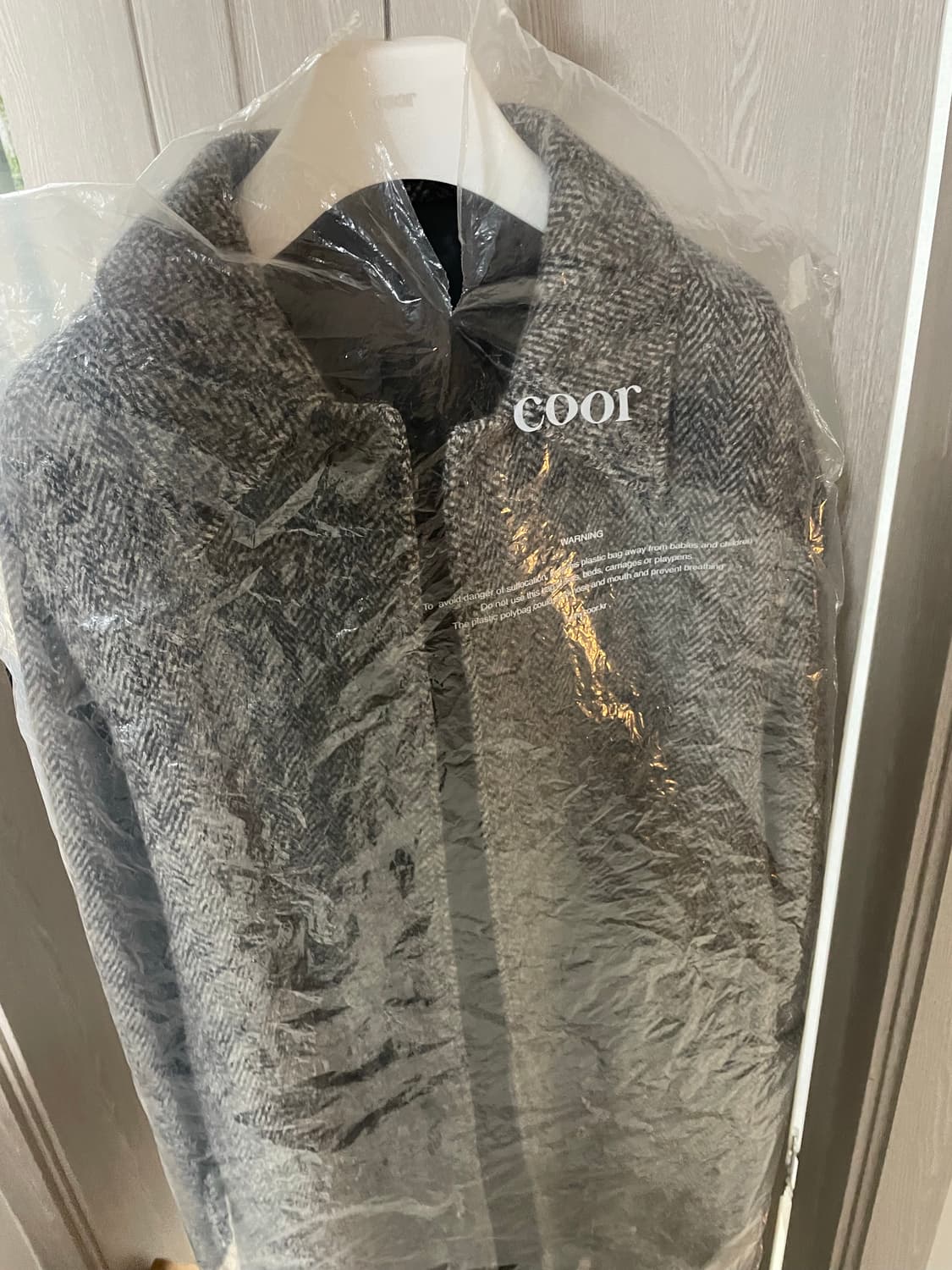 coor 헤링본 코트 팝니다 상품이미지6