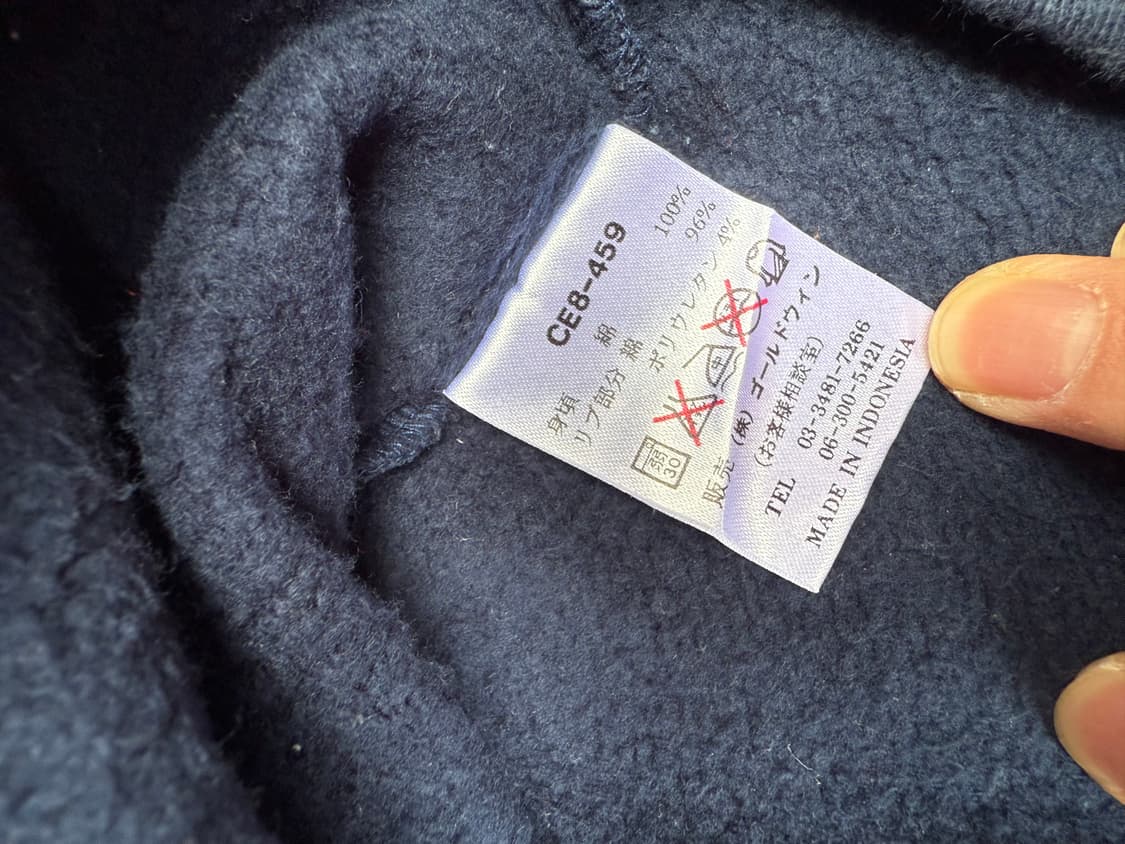 챔피온 네이비 브이넥 맨투맨 상품이미지3