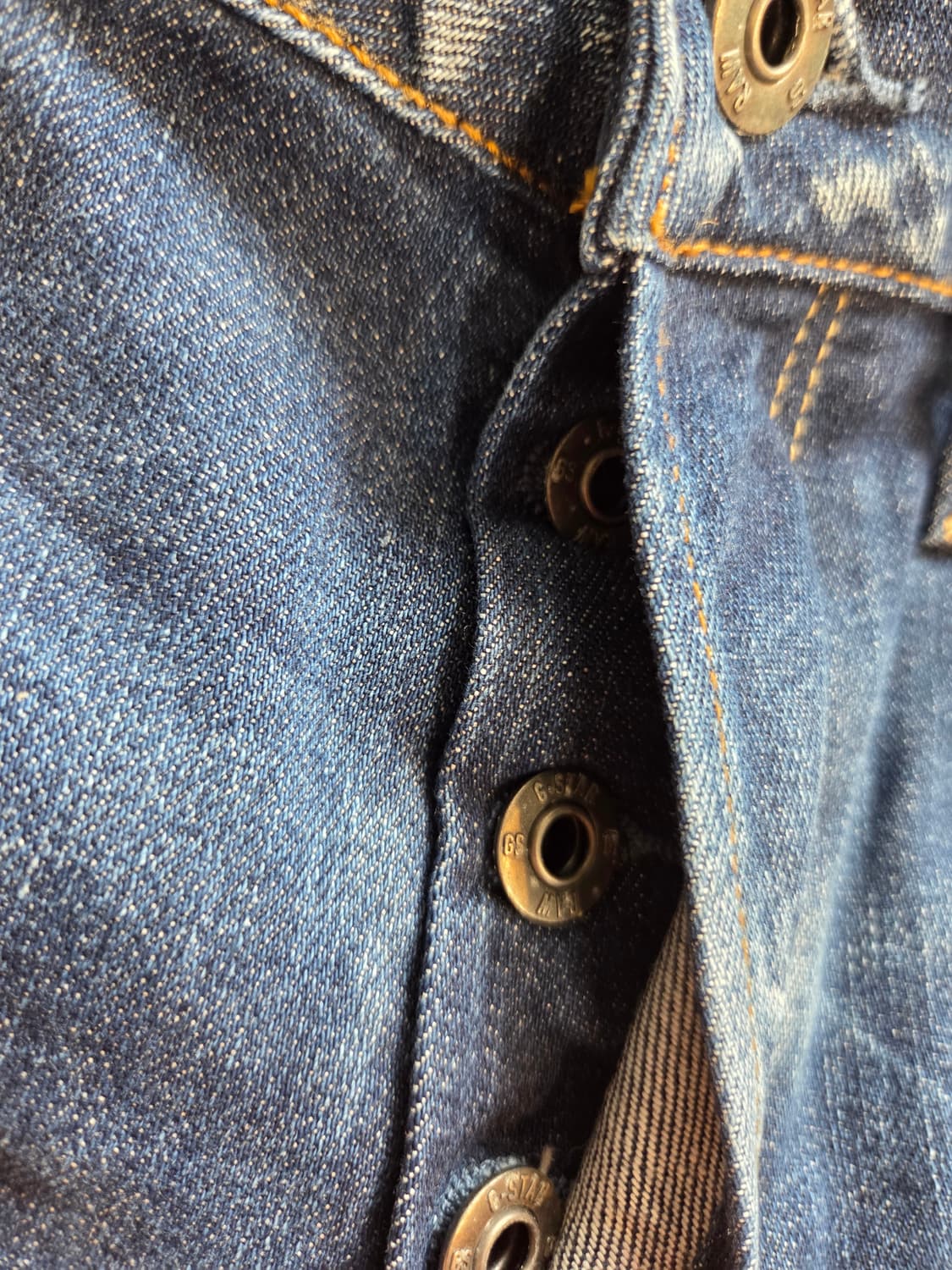 G-Star RAW 블루 데님 청바지(W33/L32) 상품이미지3
