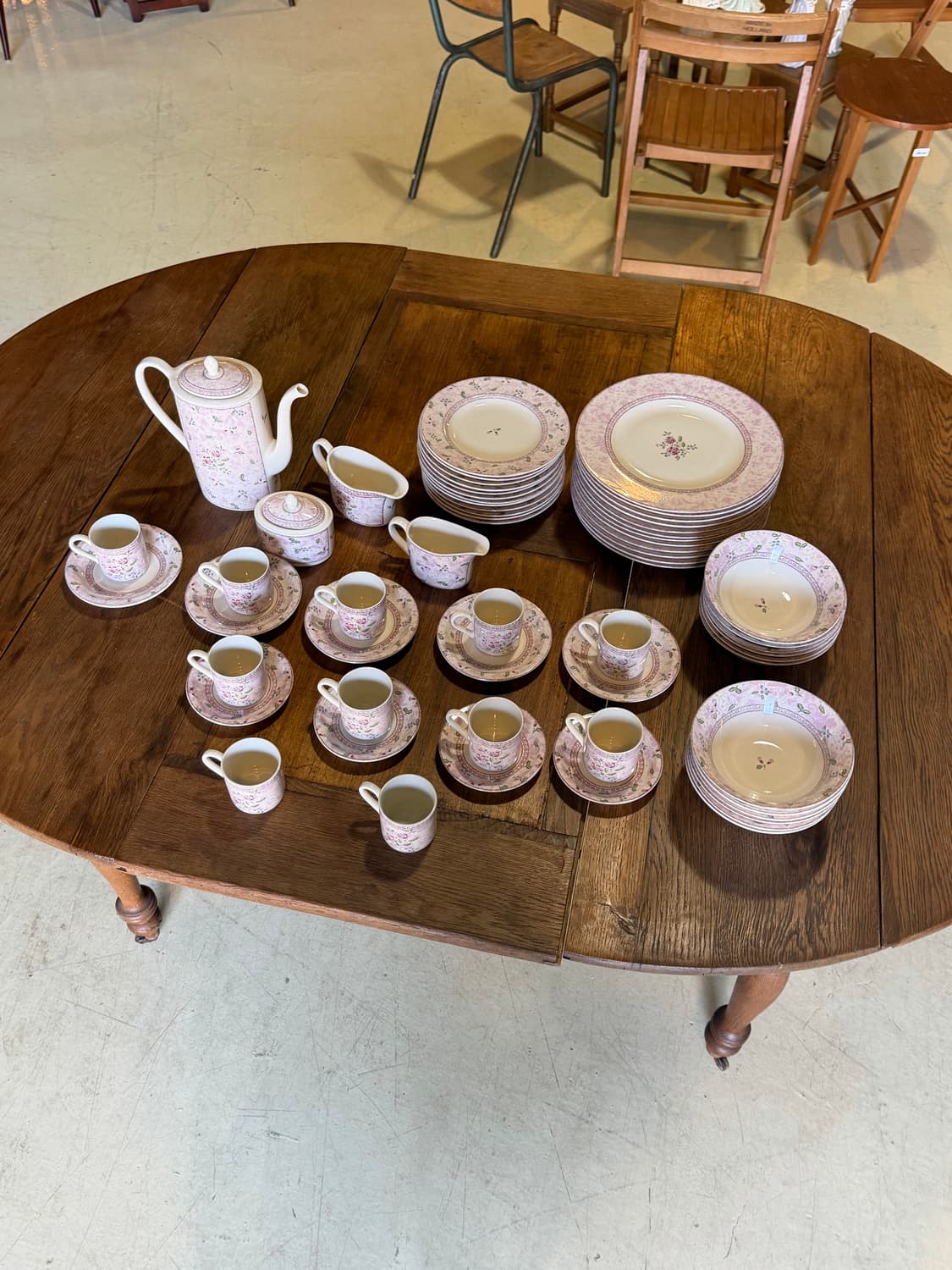 영국 존슨 브라더스 로즈 다마스크 테이블웨어 풀 세트 상품이미지1