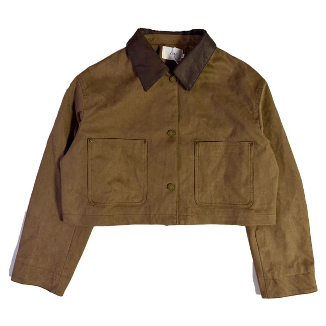 새상품 여자 스웨이드 가죽카라 자켓 상품이미지1