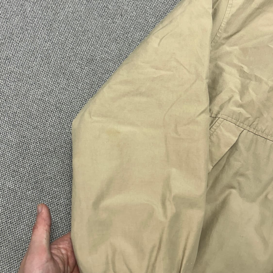 폴로 베이지 나일론 봄버자켓(95) 상품이미지6