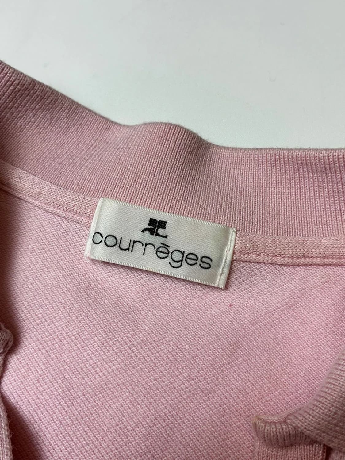 꾸레쥬 Courreges 00's 오픈 반팔 카라 티셔츠 PN8645 상품이미지7