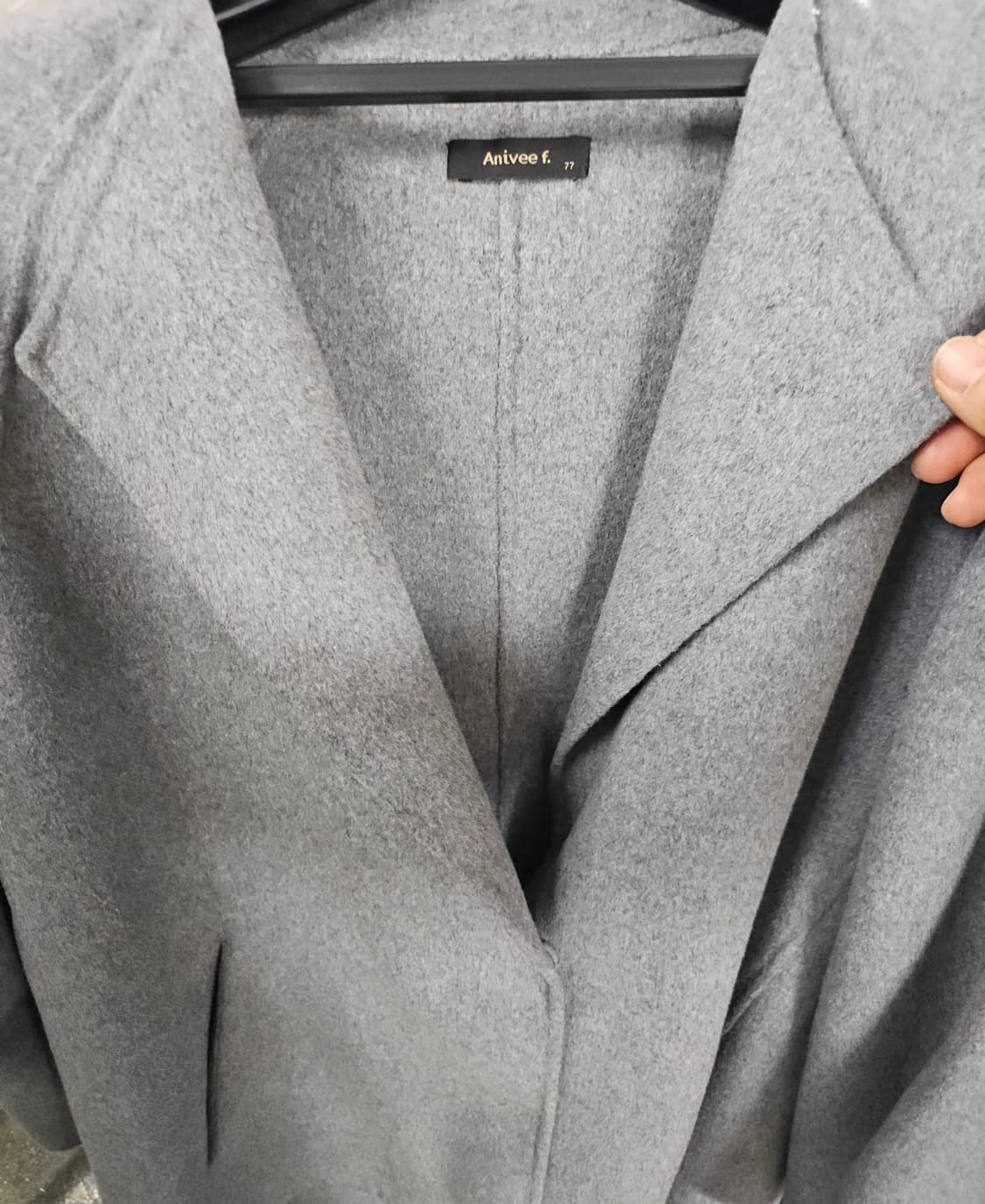 Anitvee F 그레이 모직 코트  77 상품이미지7