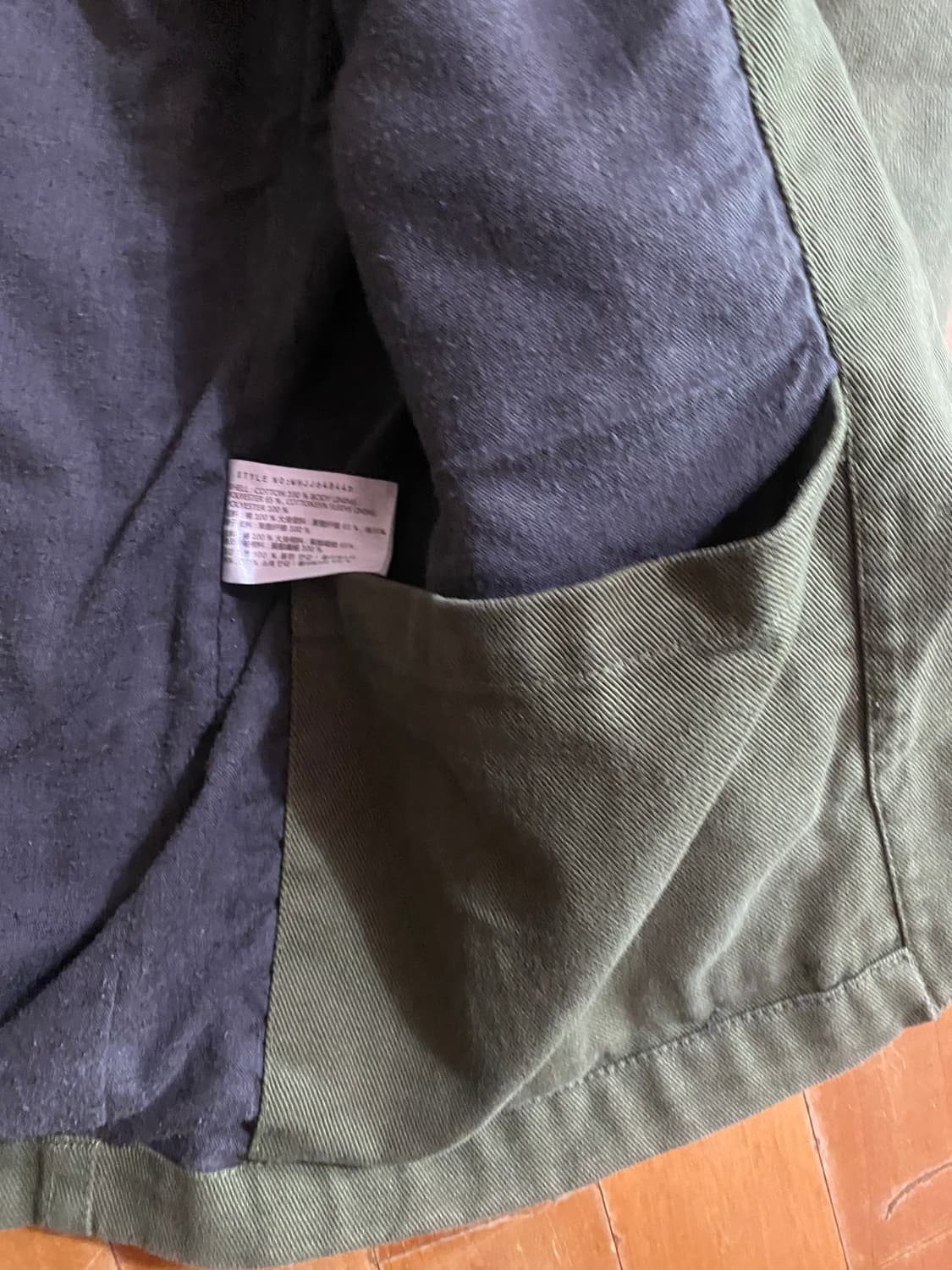 WHO.A.U 카키 워크웨어 자켓 M (100) 상품이미지5